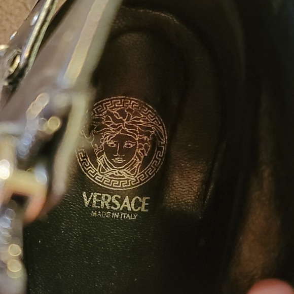 Versace Medusa Insignia Leather Booties - Picture 6 of 7